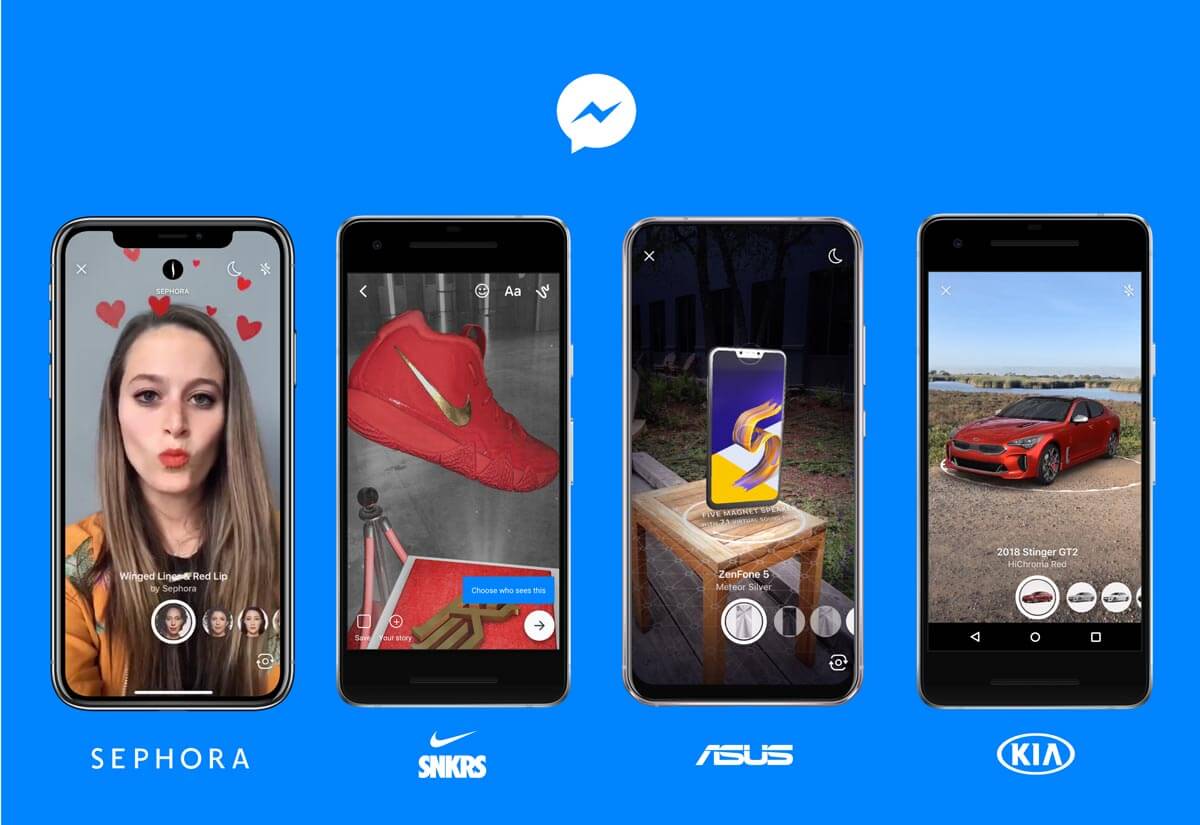 Facebook VR and AR chatbots