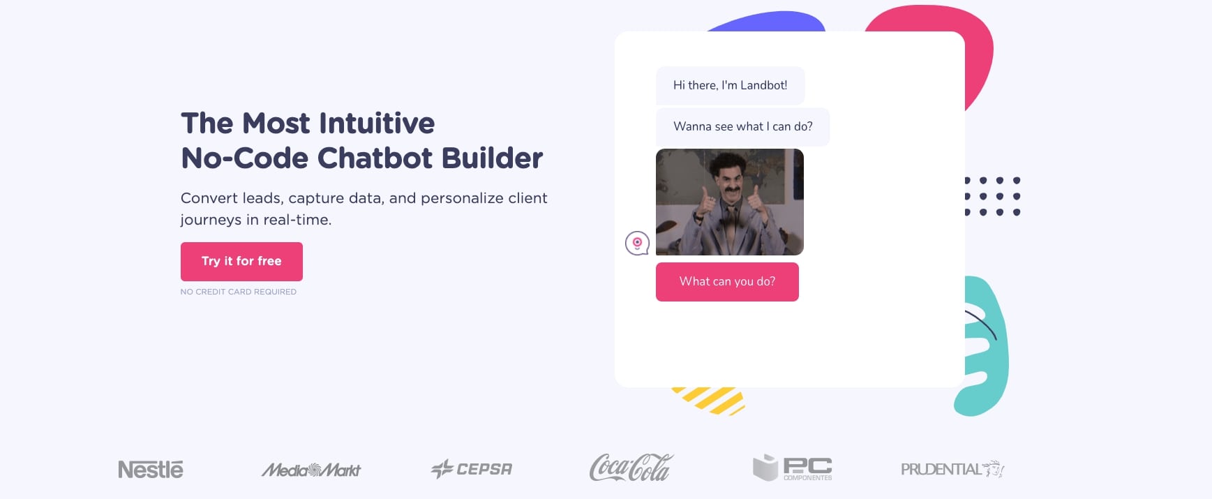 Landbot chatbot platform