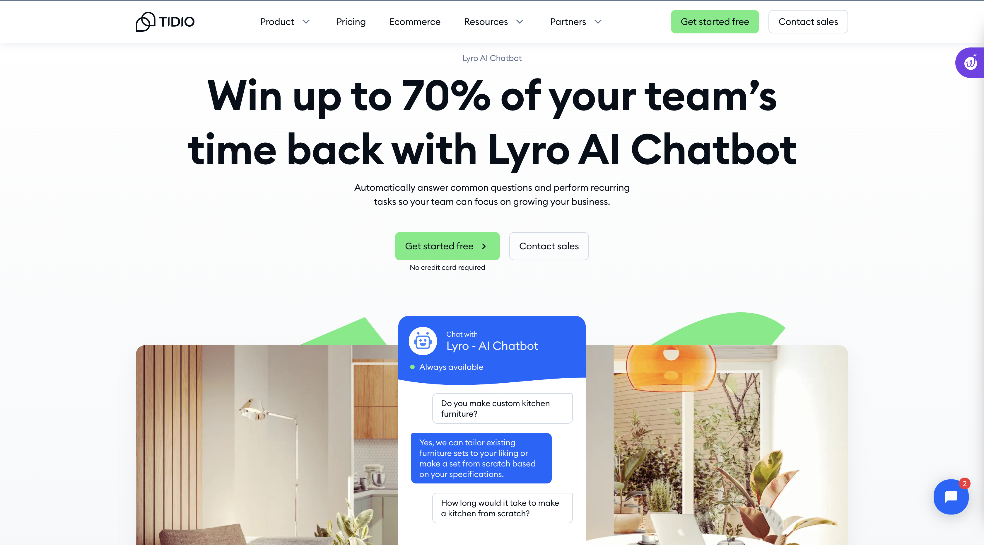 Tidio chatbot platform