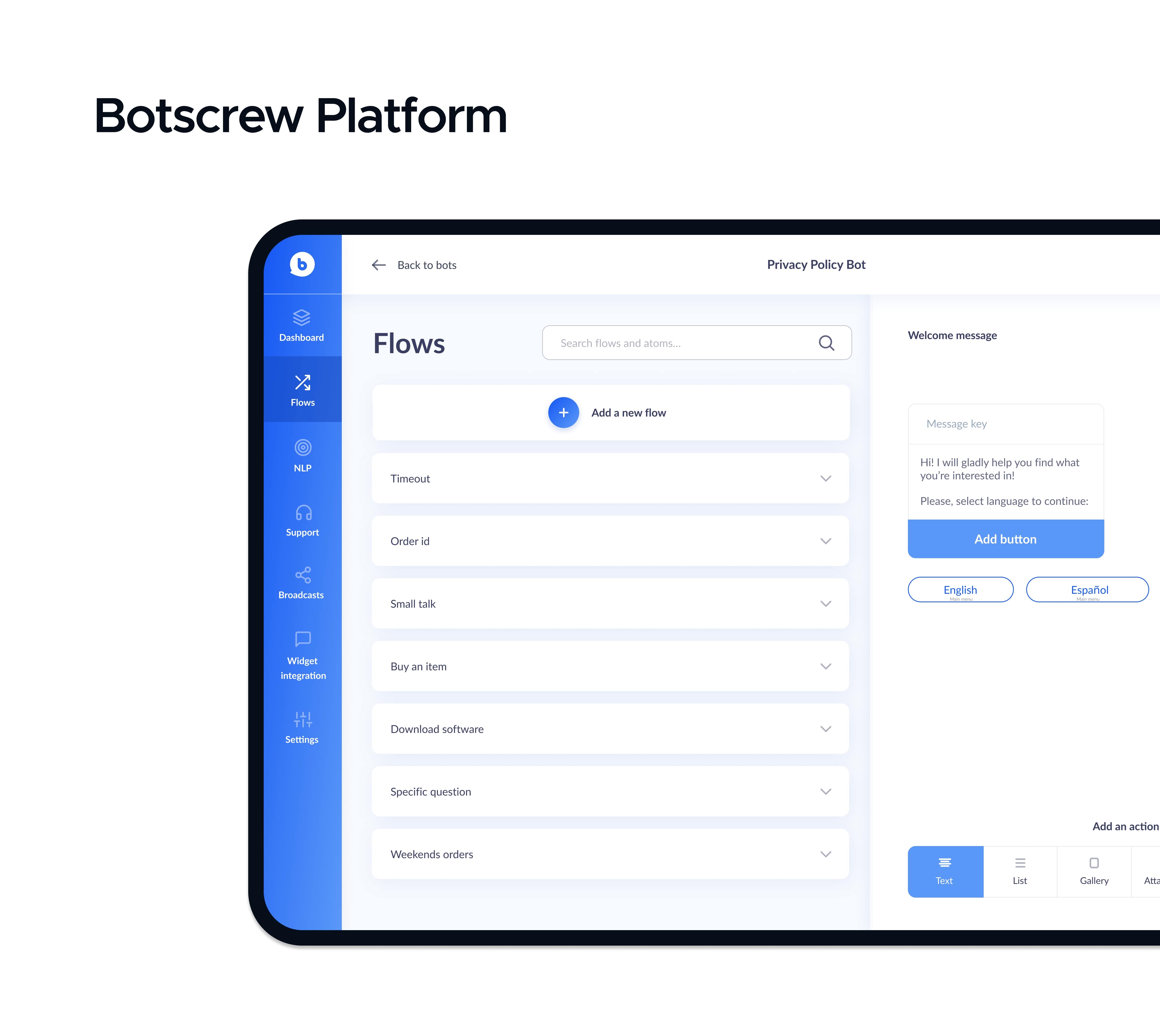BotsCrew chatbot platform