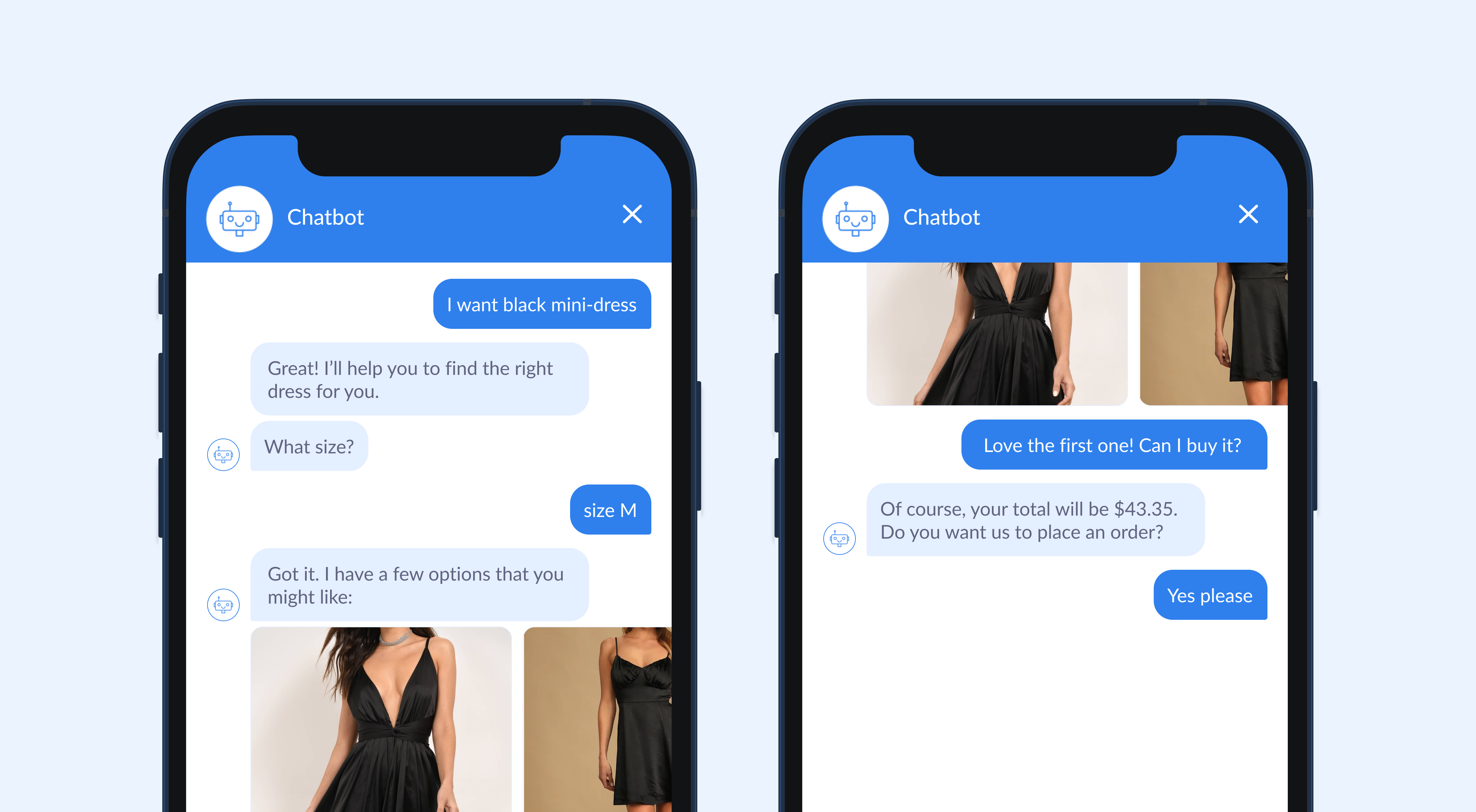 chatbot instant purchase