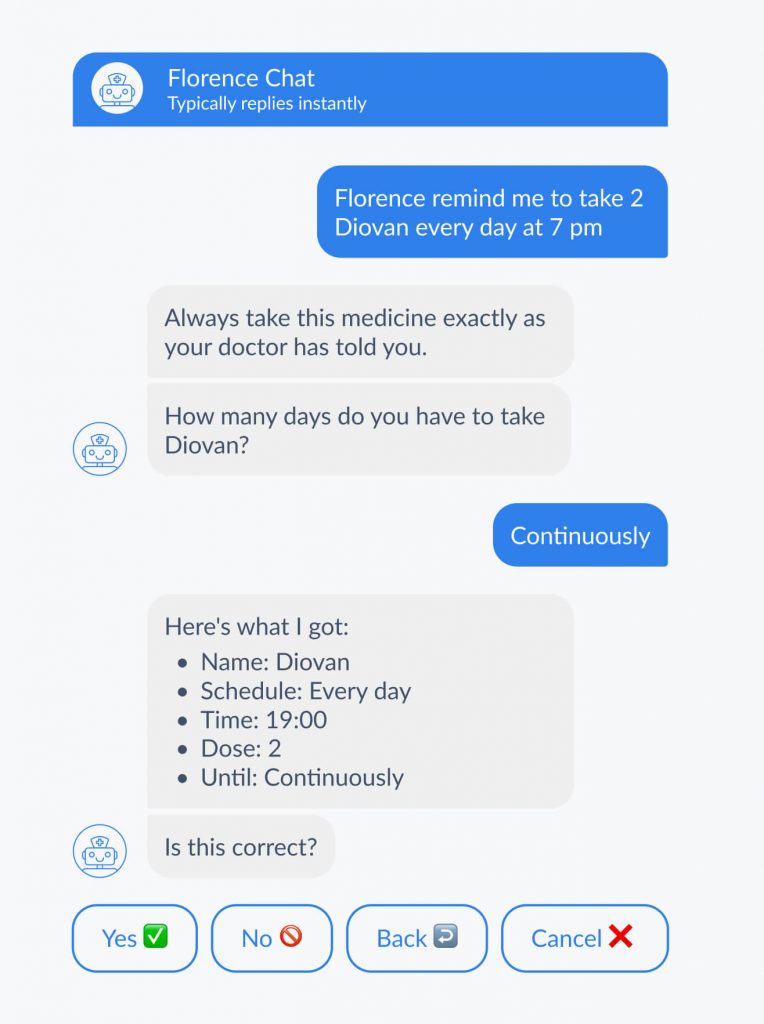Florence chatbot