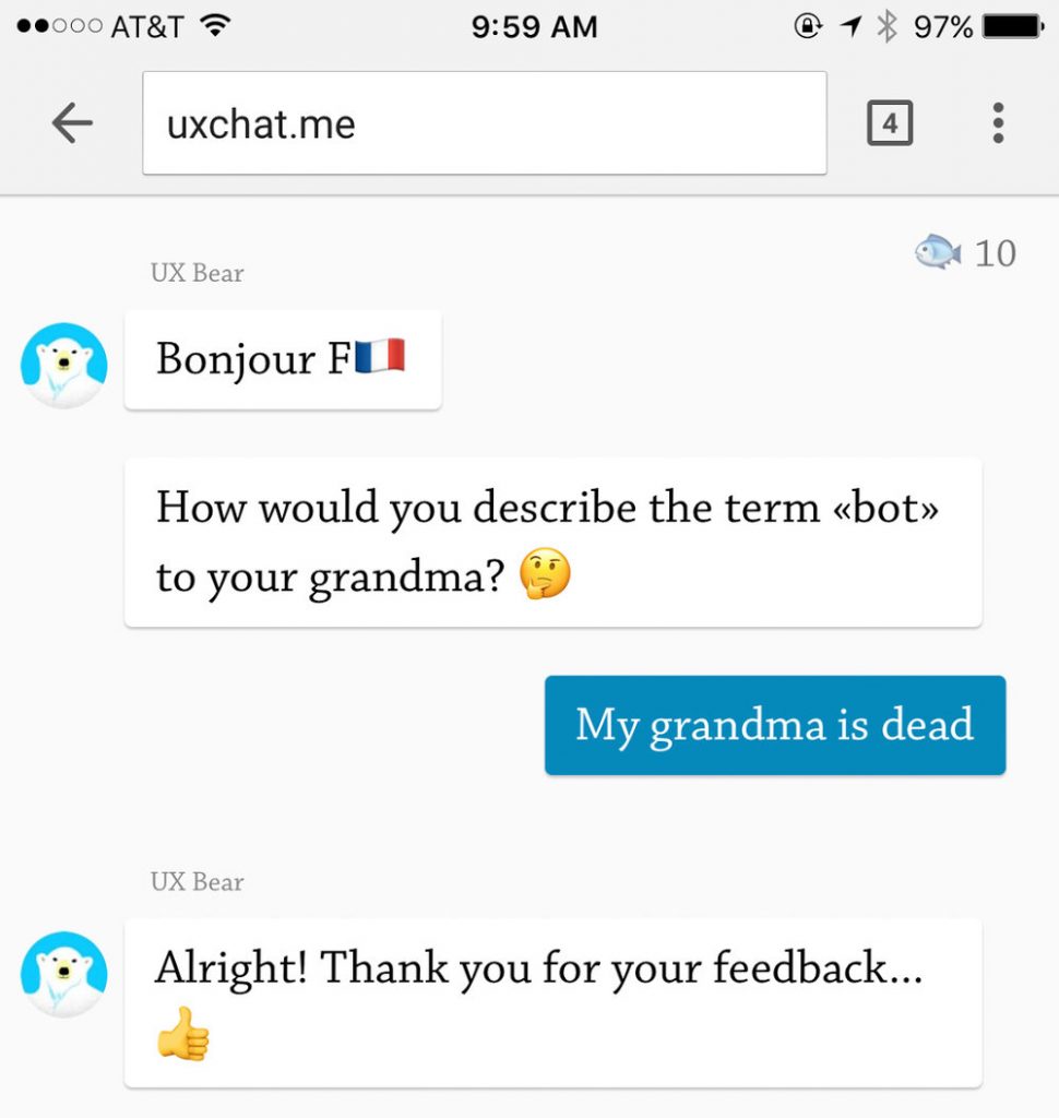 chatbot best practices example 3