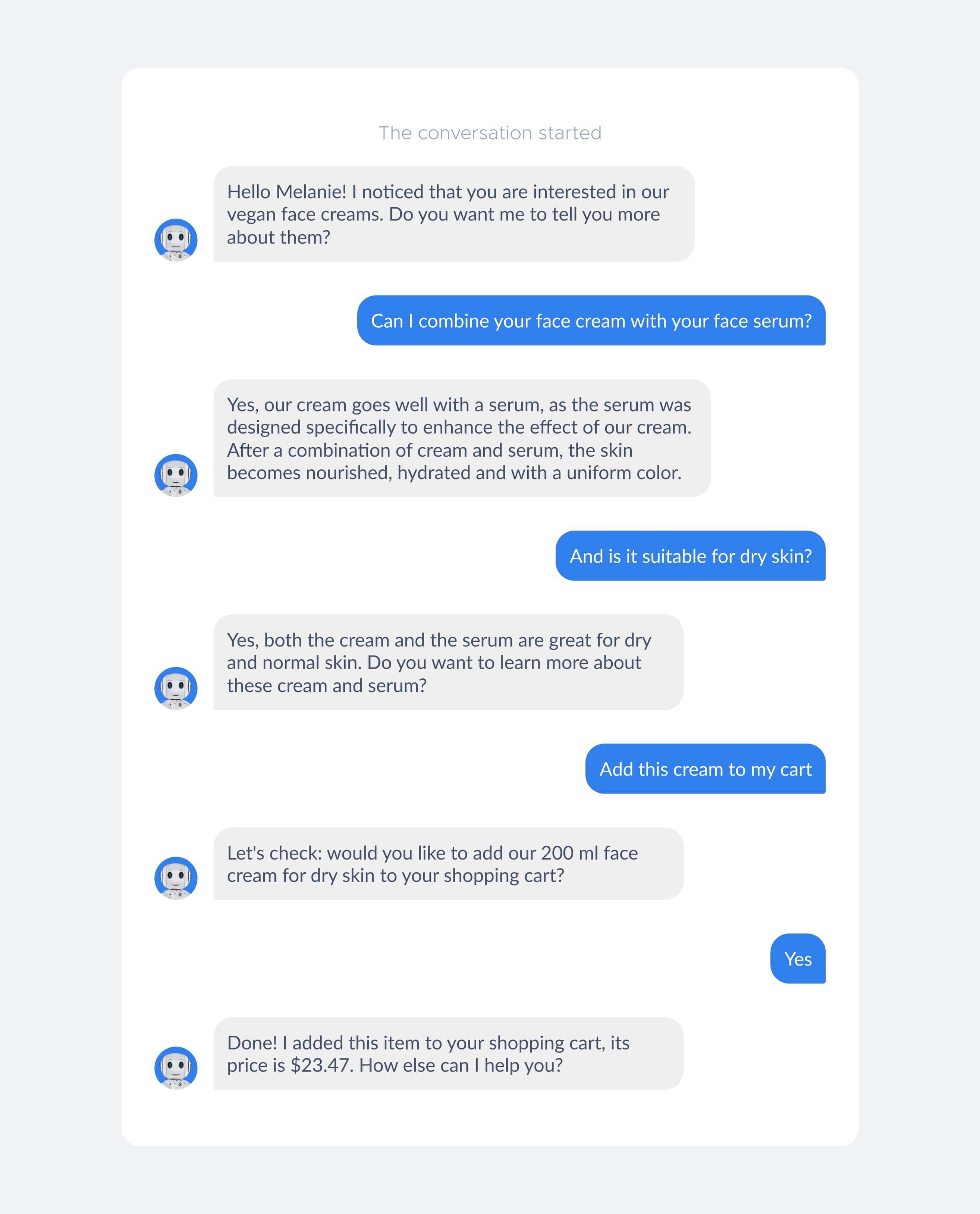 GPT chatbot example