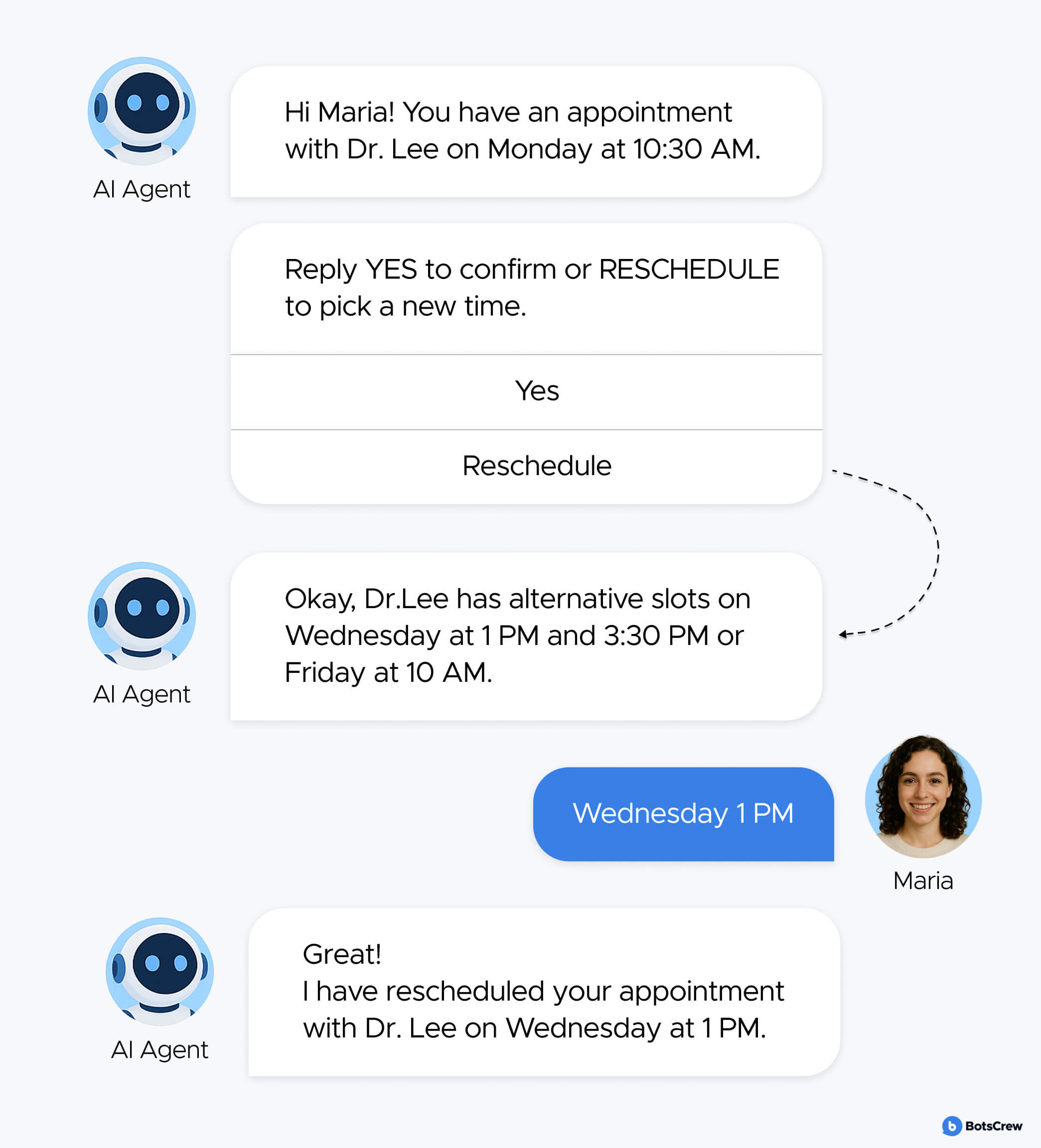 example of healthcare chatbot