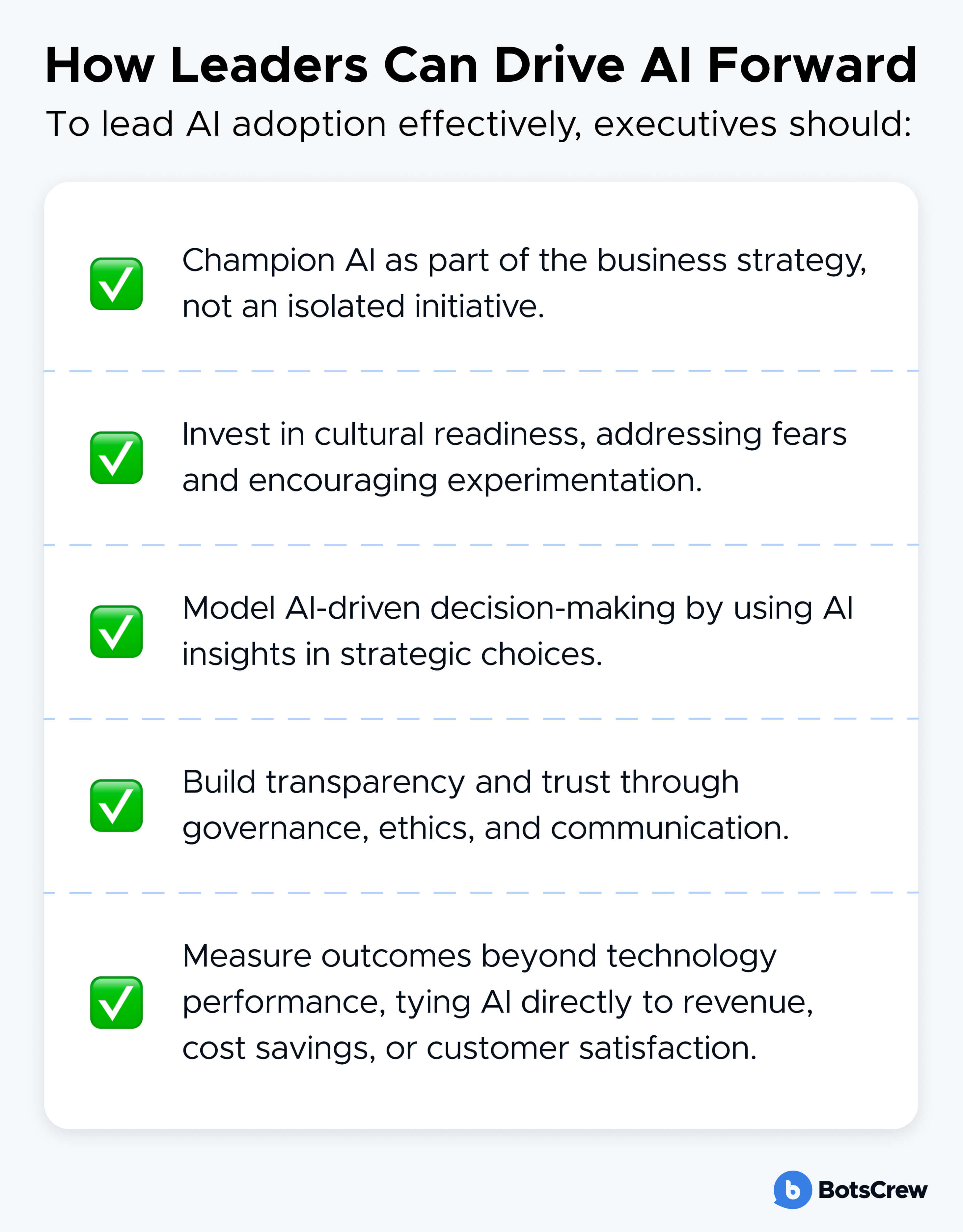 How Leaders Can Drive AI Forward